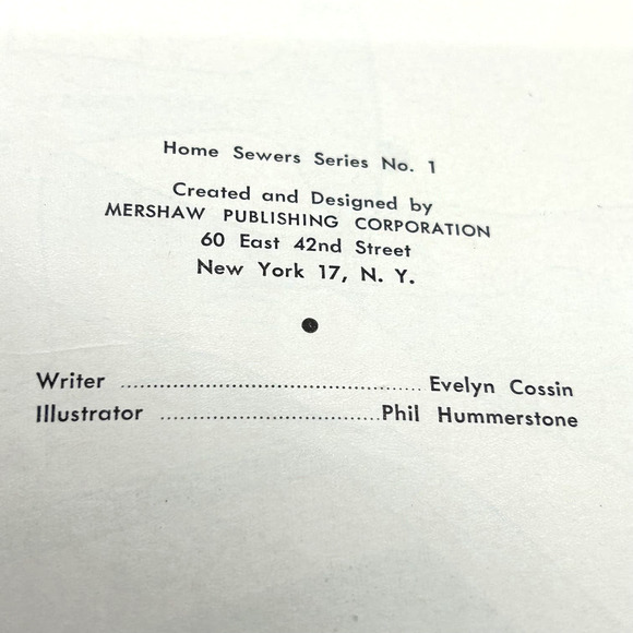 Vintage Home Sewing is Easy Comic Book By Sally Stitch Vintage 1950's 60 Pages - Picture 6 of 7